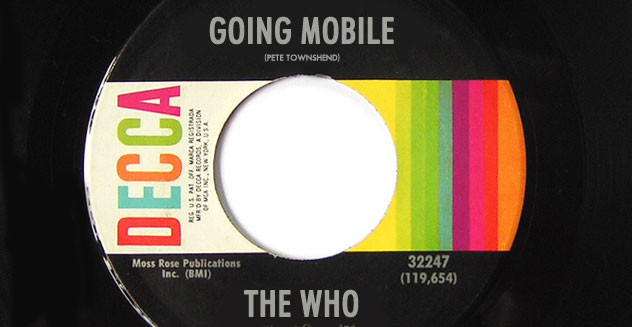 Image of Going Mobile record by The Who